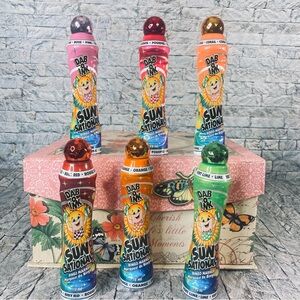 Sunsational Dab-O-Ink  Bingo Daubers New Set of Six Colorful Card Markers 110 ml